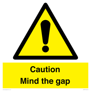 Caution Mind the gap